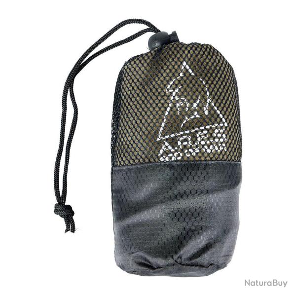 Serviette en microfibre Ares � s�chage rapide, formats - Coyote / 130X80CM