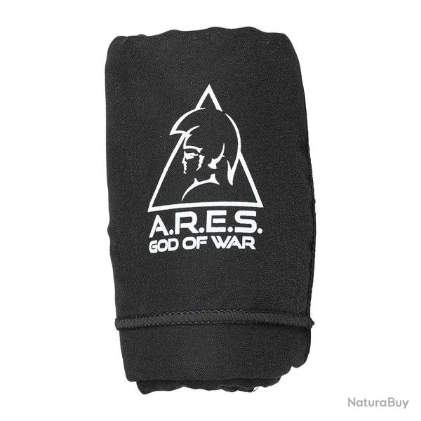 Serviette en microfibre Ares � s�chage rapide, formats - Noir / 100X50CM