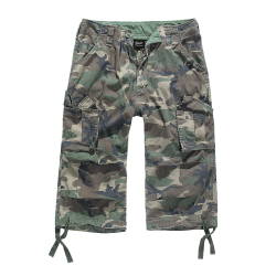 Short 3/4 Brandit Urban Legend en coton doubl&eacute; avec cordon - Woodland / 3XL