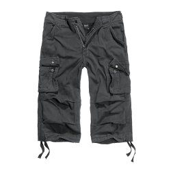 Short 3/4 Brandit Urban Legend en coton doubl&eacute; avec cordon - Noir / 2XL
