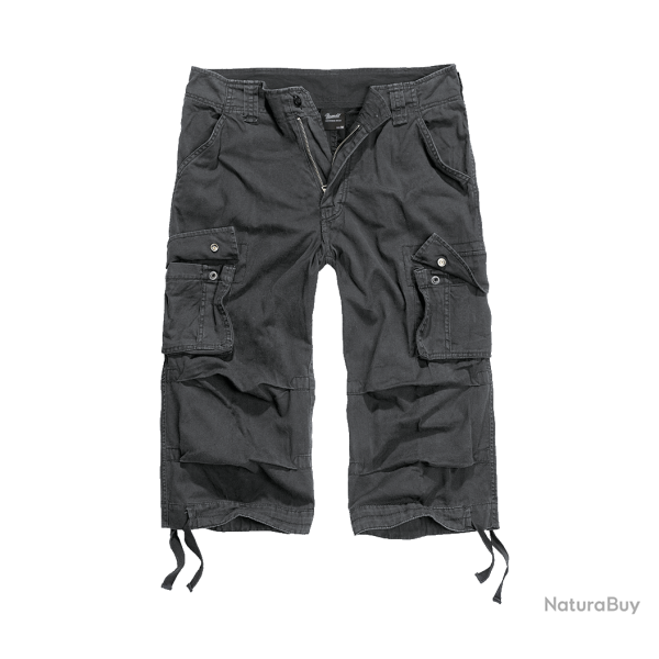 Short 3/4 Brandit Urban Legend en coton doubl� avec cordon - Noir / 2XL