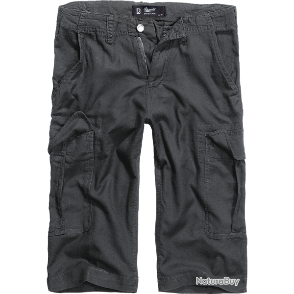 Short Brandit Havannah coupe femme en coton longueur genou - Noir / M