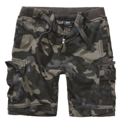 Short Brandit Packham Vintage en coton six poches - Dark Camo / 5XL