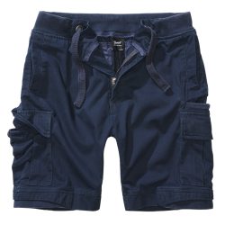 Short Brandit Packham Vintage en coton six poches - Bleu Marine / 5XL