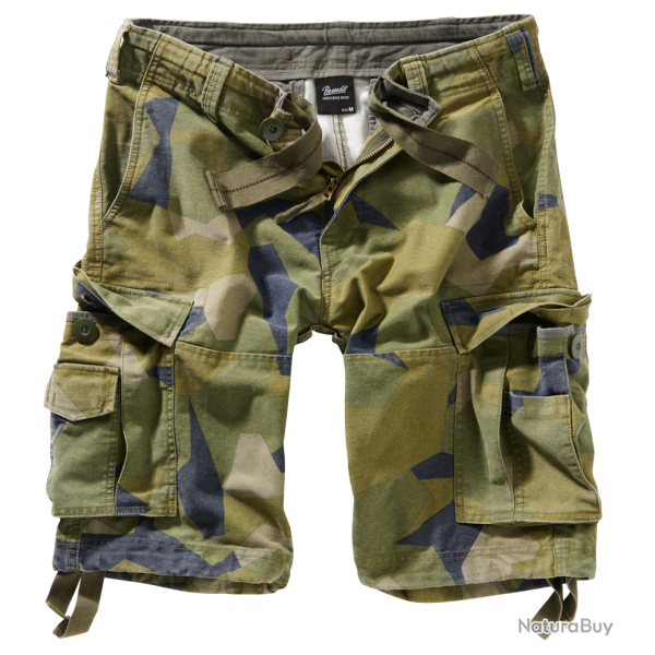 Short Brandit Vintage - M90 Swedish Camo / 6XL