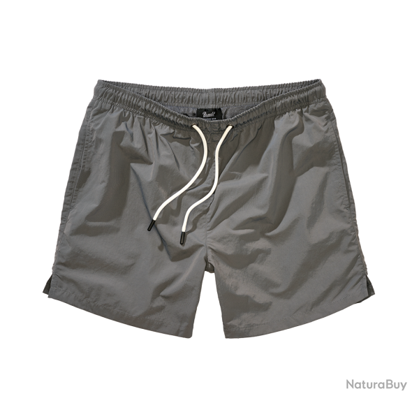 Short de bain Brandit Swimshort Basic en nylon - Anthracite / XL