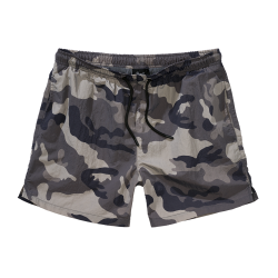 Short de bain Brandit Swimshort Basic en nylon - Camo Gris / 3XL