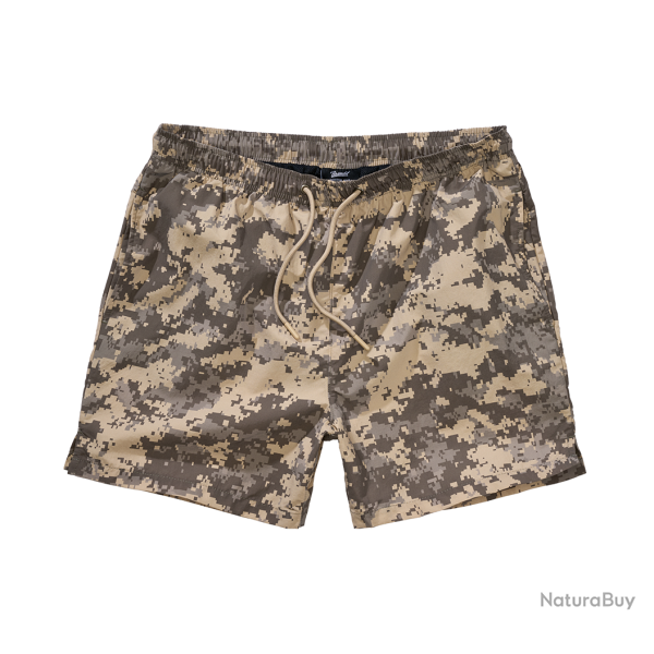 Short de bain Brandit Swimshort Basic en nylon - AT-Digital / XL