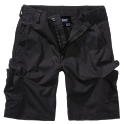 Short enfant Brandit BDU en coton ripstop six poches et tour - Noir / 146/152 cm