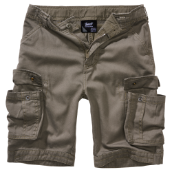 Short enfant Brandit Urban Legend coton l&eacute;ger six poches - Vert olive / 122/128 cm