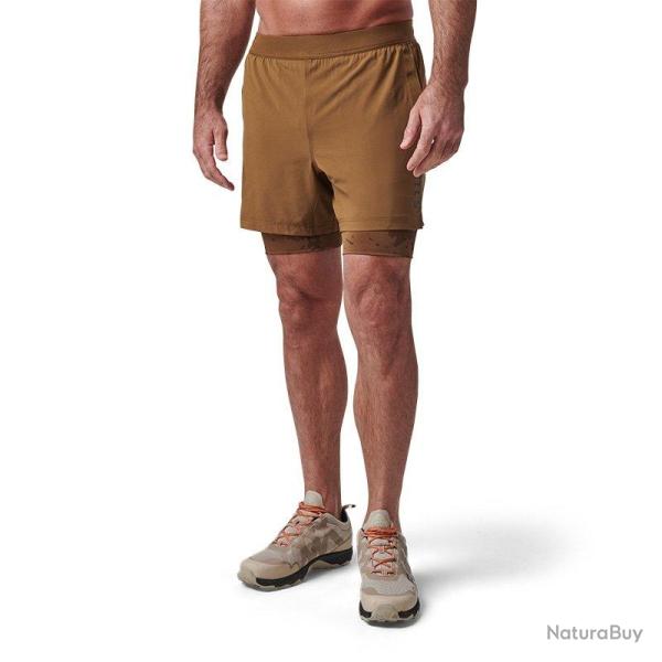 Short PT-R Havoc Pro 5.11 Tactical doublure jersey anti-odeur - Coyote / S