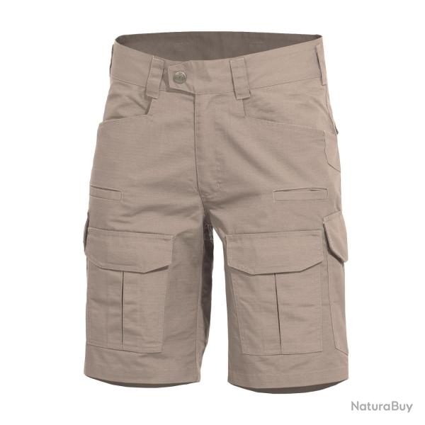 Short tactique Pentagon Lycos en ripstop 215 g/m� d�perlant - Kaki / 54