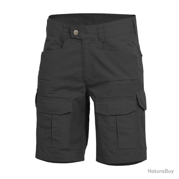 Short tactique Pentagon Lycos en ripstop 215 g/m� d�perlant - Noir / 42