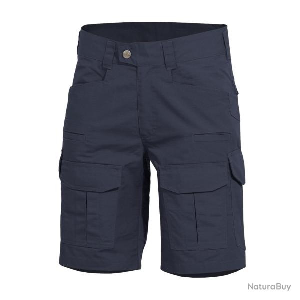 Short tactique Pentagon Lycos en ripstop 215 g/m� d�perlant - Bleu marine / 48