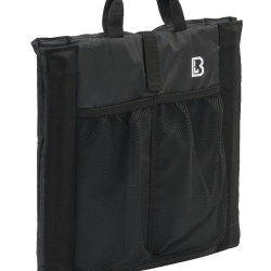 Si&egrave;ge pliant Brandit Foldable Seat 40 x 38 cm dossier - Noir