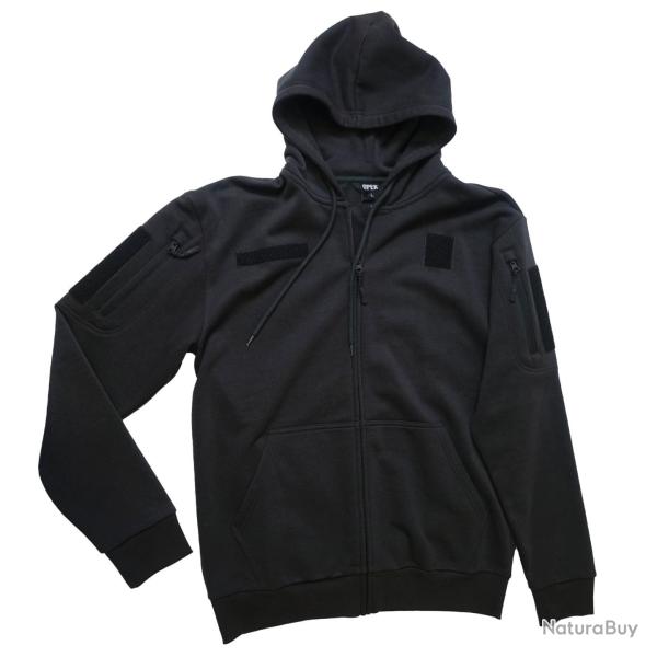 Sweat � capuche OPEX Spider 60 % coton 325 g/m� - Noir / 2XL