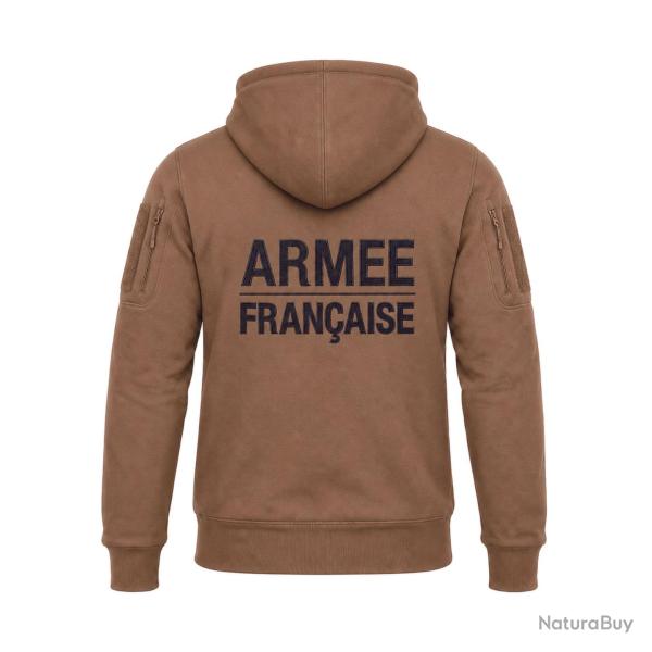 Sweat � capuche OPEX Spider brod� coton polyester 325 g/m� - Coyote / 2XL