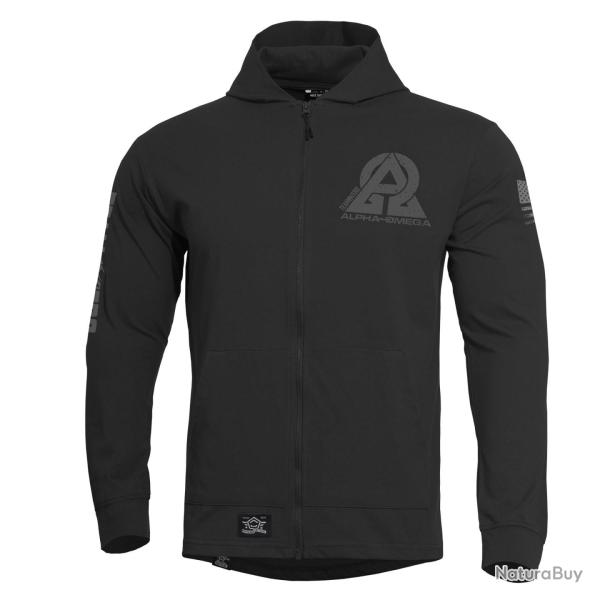 Sweat � capuche Pentagon Agis Instructor Zero en coton peign� - Noir / S