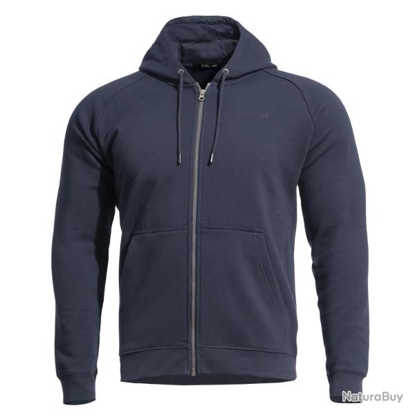 Sweat � capuche Pentagon Griffin polaire microfibre certifi� - Bleu nuit / L