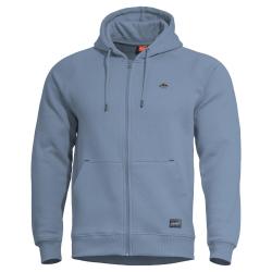 Sweat &agrave; capuche Pentagon Phaeton &agrave; fermeture &eacute;clair int&eacute;grale - Bleu aurore / XL