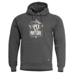 Sweat &agrave; capuche Pentagon Phaeton Apex of Nature - Gris cendr&eacute; / 2XL