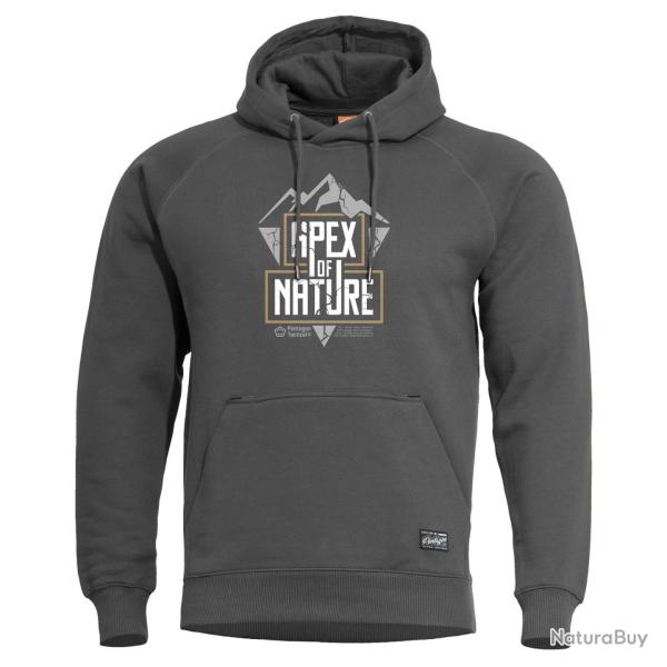 Sweat � capuche Pentagon Phaeton Apex of Nature - Gris cendr� / 2XL