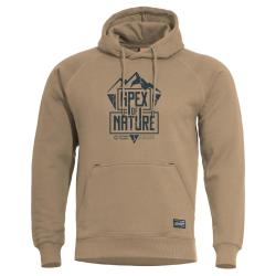 Sweat &agrave; capuche Pentagon Phaeton Apex of Nature - Tan / S
