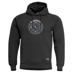 Sweat &agrave; capuche Pentagon Phaeton Navigate coton-polyester - Noir / M