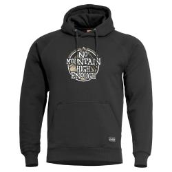 Sweat &agrave; capuche Pentagon Phaeton No Mountain coton-polyester - Noir / L