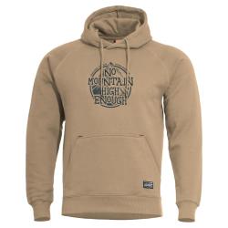 Sweat &agrave; capuche Pentagon Phaeton No Mountain coton-polyester - Tan / XL