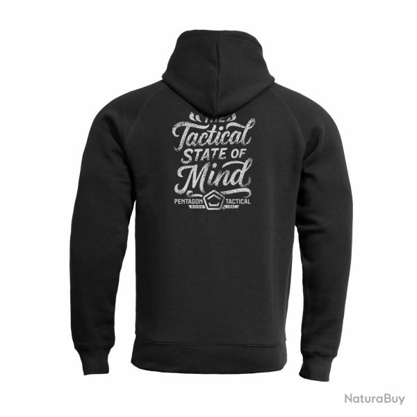 Sweat � capuche Pentagon Phaeton State of Mind coton-polyester - Noir / M