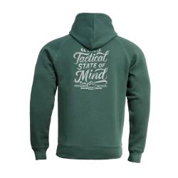 Sweat &agrave; capuche Pentagon Phaeton State of Mind coton-polyester - Vert Springbok / S