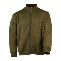Sweat &agrave; glissi&egrave;re Ares French Army polycoton 350 g/m&sup2; brod&eacute; - Kaki / 2XL