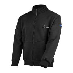 Sweat &agrave; glissi&egrave;re Ares French Army polycoton 350 g/m&sup2; brod&eacute; - Noir / 2XL