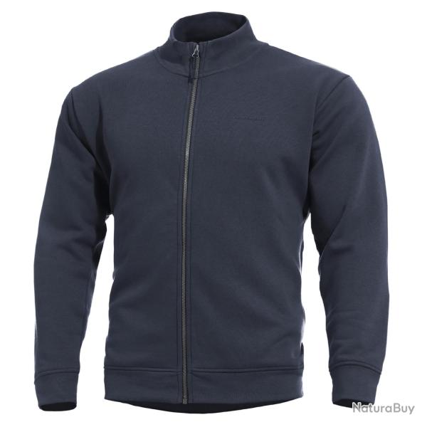 Sweat col montant Pentagon Highneck maille interlock - Bleu nuit / XL