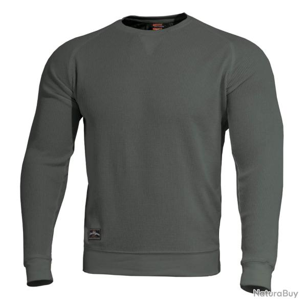 Sweat Pentagon Elysium en coton premium coupe confort - Vert camo / 3XL