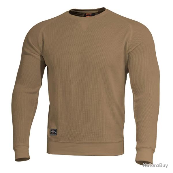 Sweat Pentagon Elysium en coton premium coupe confort - Coyote / 3XL