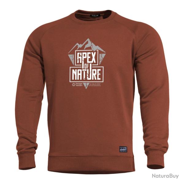 Sweat Pentagon Hawk Apex of Nature coton-polyester 75/25 - Bordeaux / L