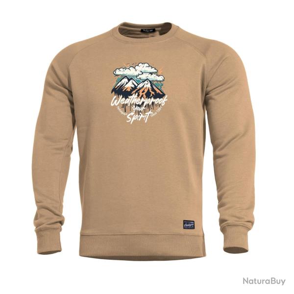 Sweat Pentagon Hawk Weatherproof coton-polyester - Tan / M