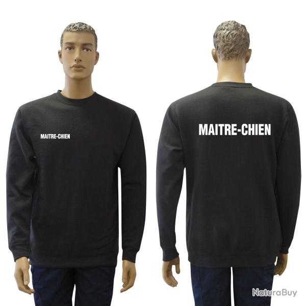 Sweat-shirt molleton gratt� 280 g/m� s�rigraphi� Ma�tre-Chien - Autre / M / Ma�tre-Chien