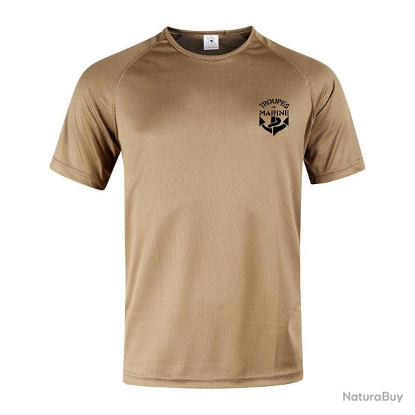 T-shirt Ares Easy-Clim FELIN marquage naval thermor�gulateur - Coyote / M / 7899