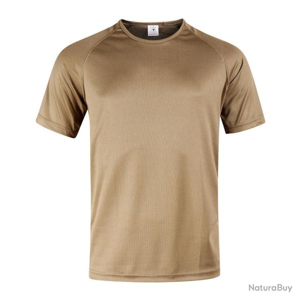 T-shirt Ares Easy-Clim FELIN thermor�gulateur synth�tique - Coyote / M