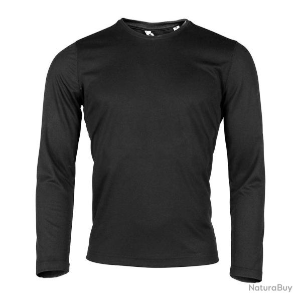 T-shirt Ares Easy-Clim manches longues synth�tique - Noir / XL