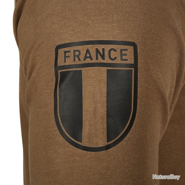 T-shirt Ares French Army 100% coton col rond manches courtes - Coyote / L