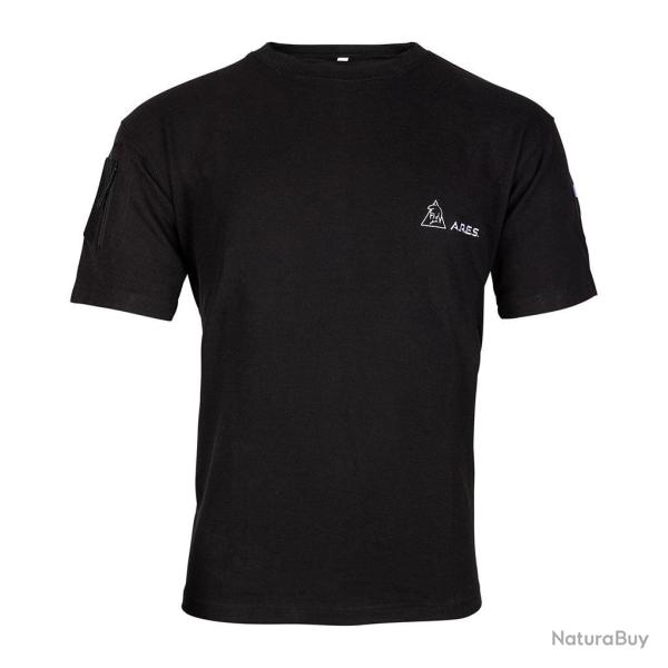 T-shirt Ares French Forces en polycoton 52% coton et 48% - Noir / M