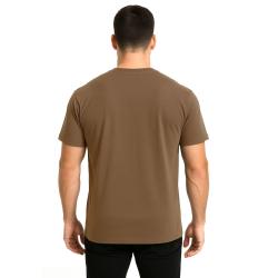 T-shirt Cooldry maille a&eacute;r&eacute;e polyester 140 g/m&sup2; respirant - Coyote / M