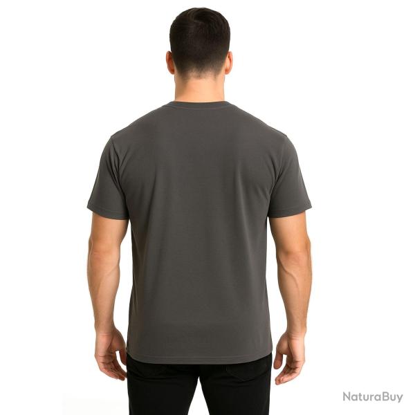 T-shirt Cooldry maille a�r�e polyester 140 g/m� respirant - Gris / XL