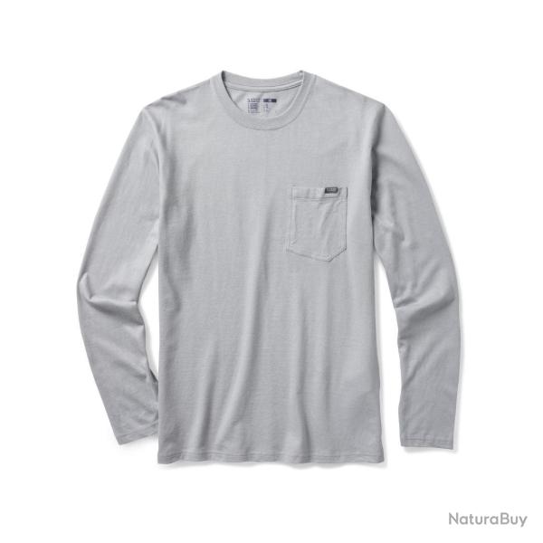 T-shirt Elite manches longues 5.11 Tactical coton ringspun - Titan Grey / M