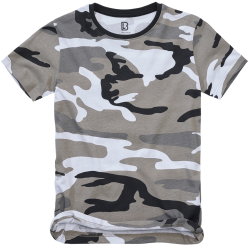 T-shirt enfant Brandit en coton 160 g/m&sup2; col rond - Urban / 122/128 cm