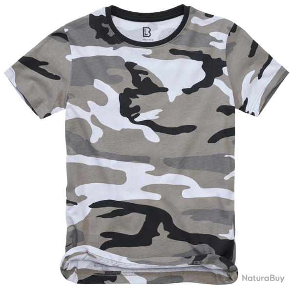 T-shirt enfant Brandit en coton 160 g/m� col rond - Urban / 170/176 cm